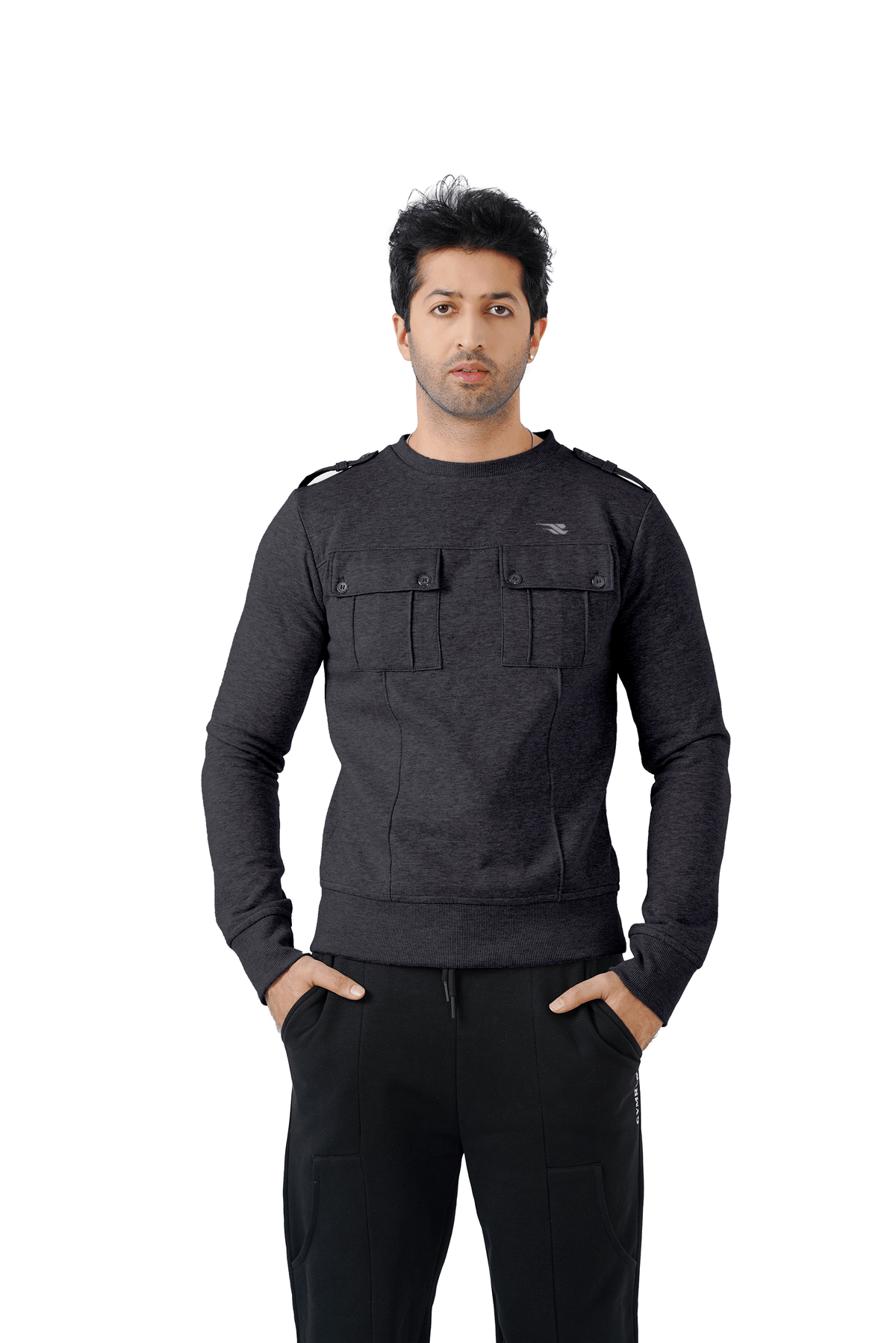 Soft Nest Fleece Shirt - Charcoal