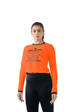 Warm Vibes Full Sleeves Top - Orange