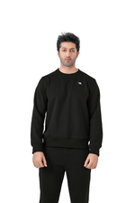 Lounge Ease Fleece Pullover - Black