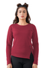 Warm Whisper Shirt - Maroon