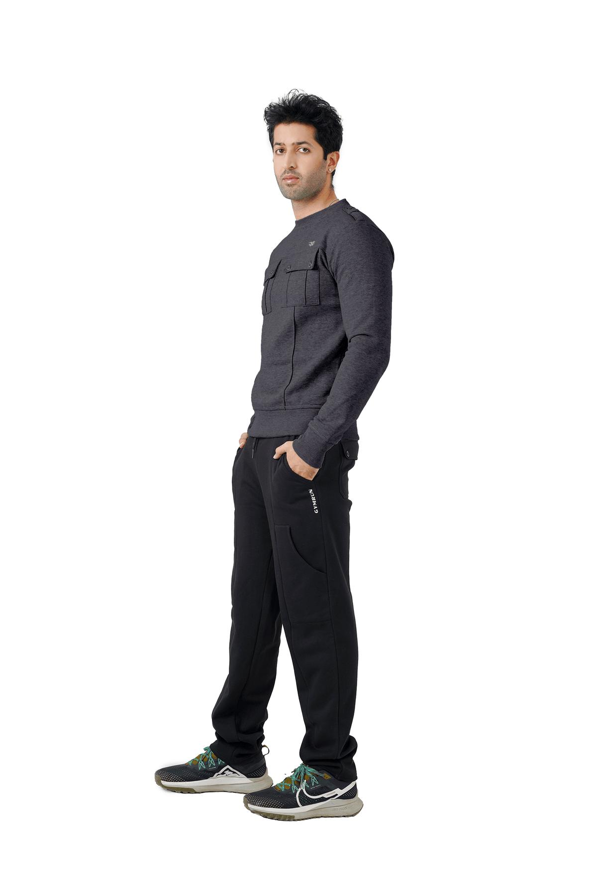 Soft Nest Fleece Shirt - Charcoal