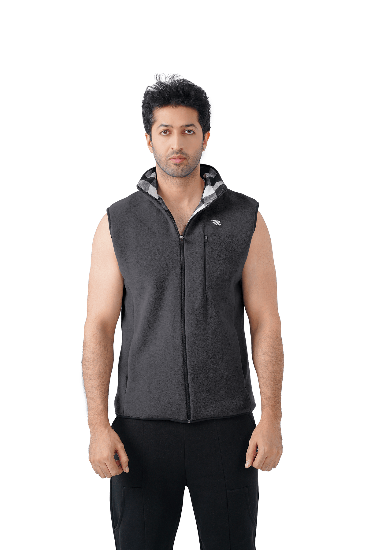 Comfy Polar Vest - Charcoal