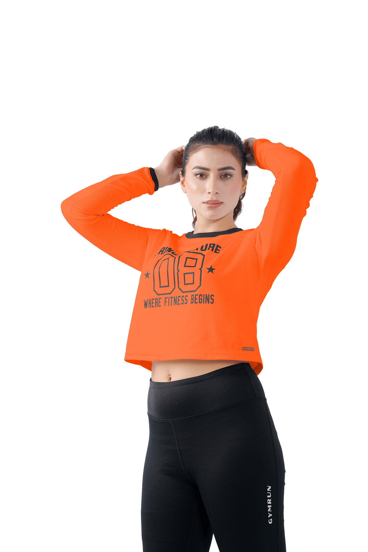 Warm Vibes Full Sleeves Top - Orange
