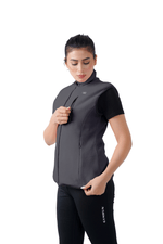 Chill Wave Polar Vest - Charcoal