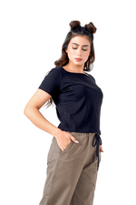 Open Aura Top - Black