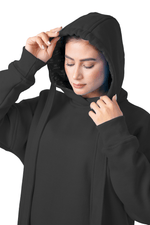 Fusion Oversized Hoodie - Black