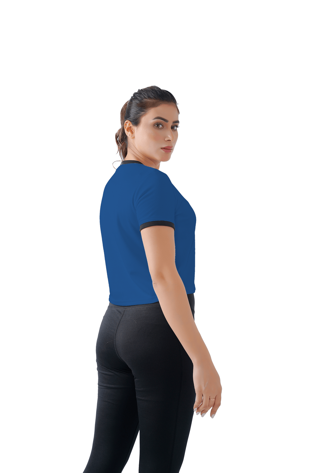 Warm Vibes Crop - Blue