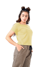 Open Aura Top - Lemon