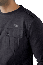 Soft Nest Fleece Shirt - Charcoal