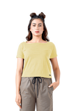Open Aura Top - Lemon