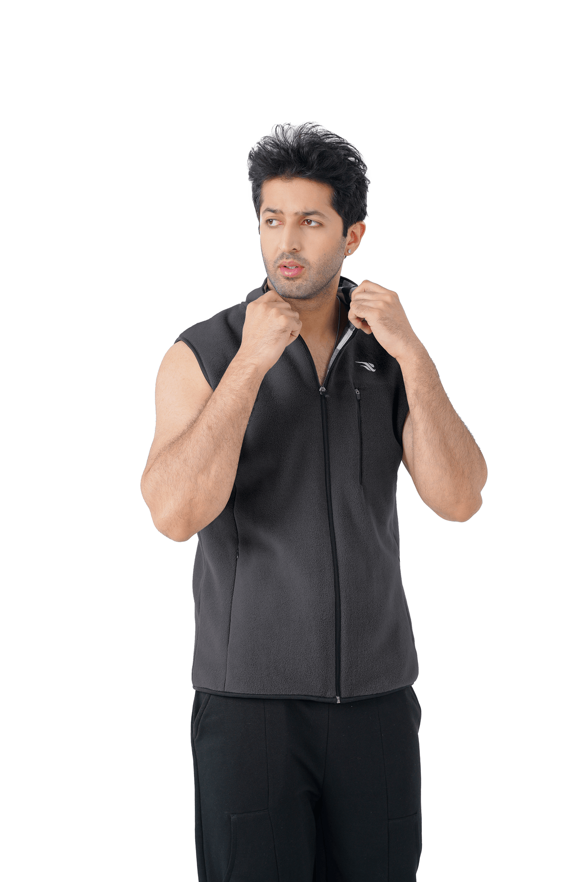 Comfy Polar Vest - Charcoal