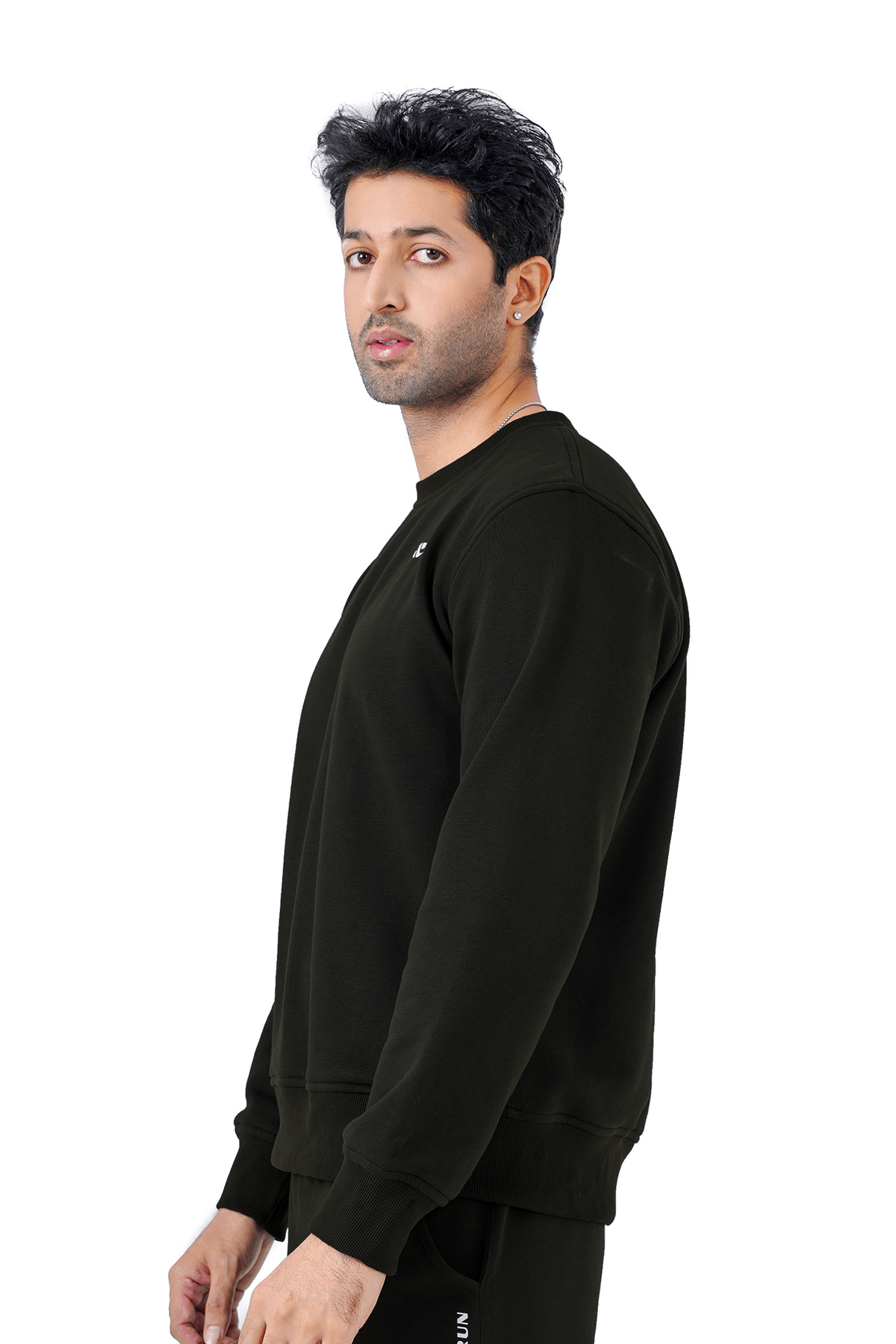 Lounge Ease Fleece Pullover - Black