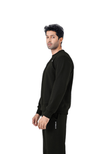 Lounge Ease Fleece Pullover - Black
