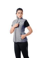 Chill Wave Polar Vest - Grey