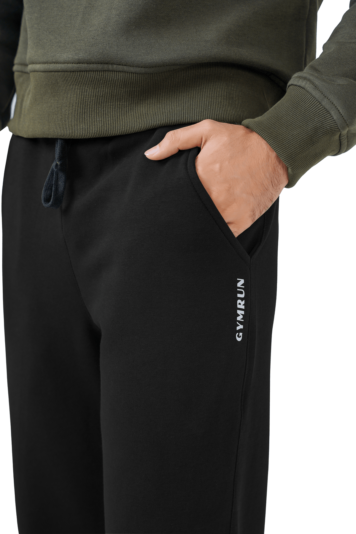 Lounge Ease Fleece Joggers - Black