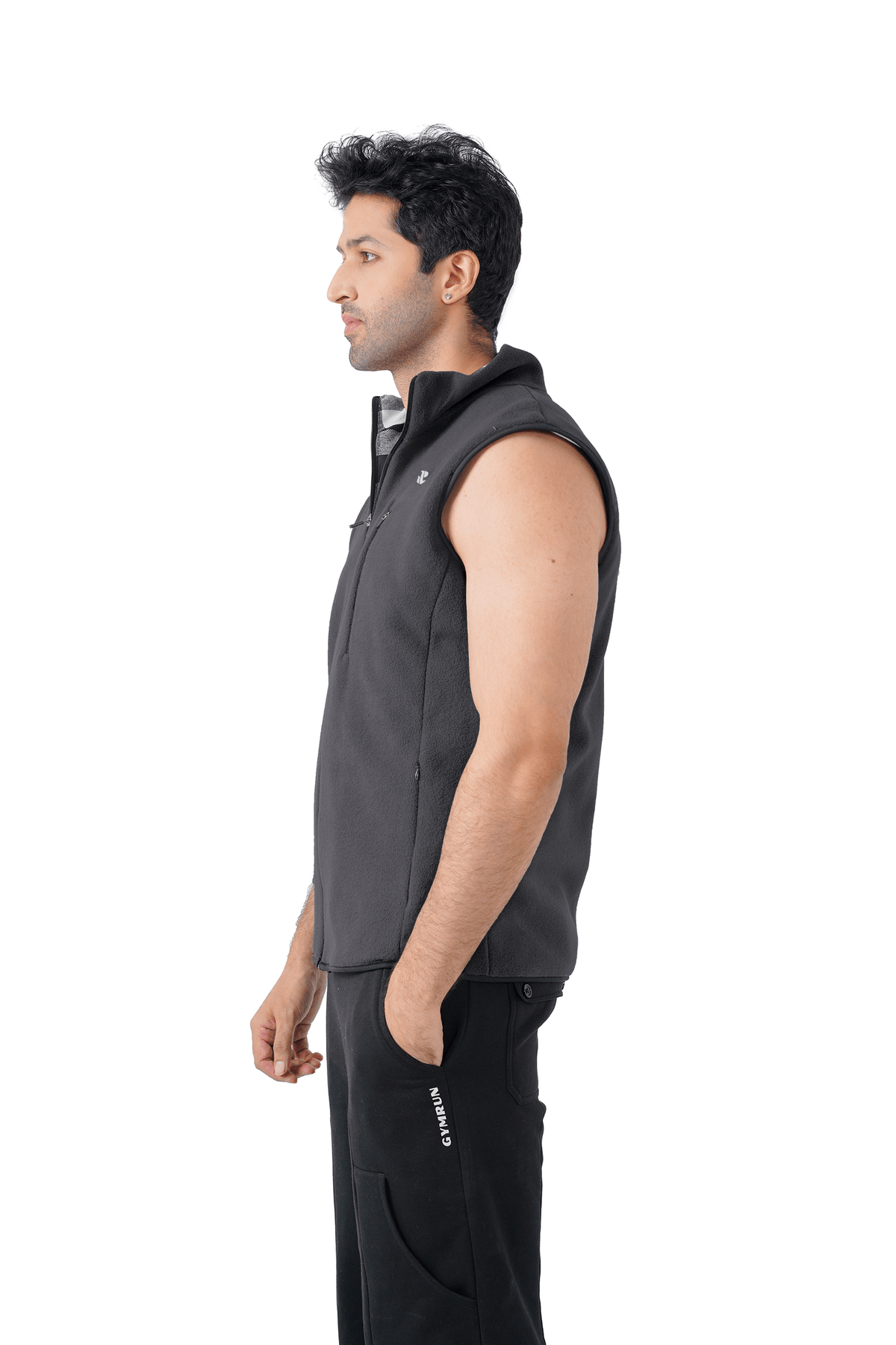 Comfy Polar Vest - Charcoal