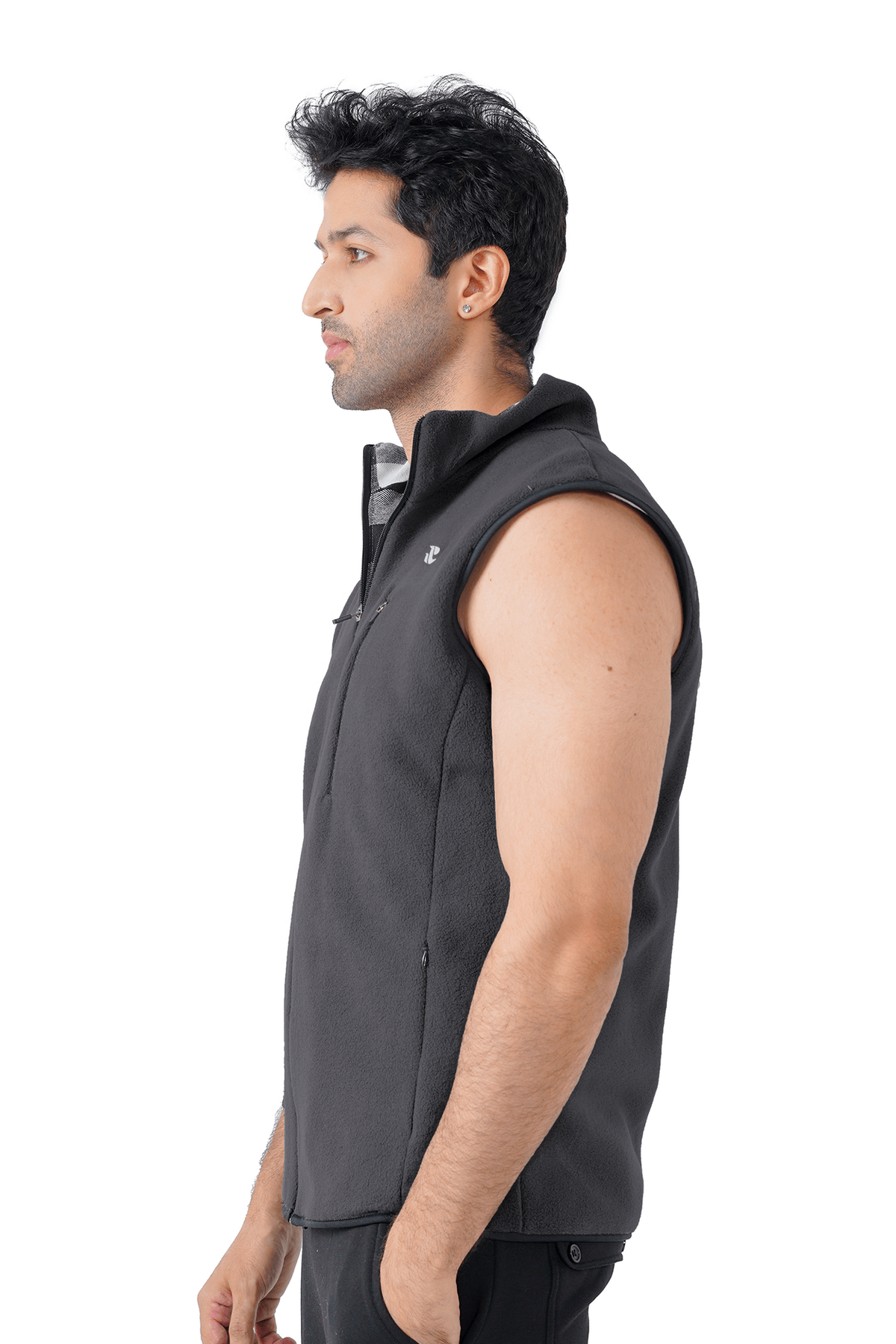 Comfy Polar Vest - Charcoal