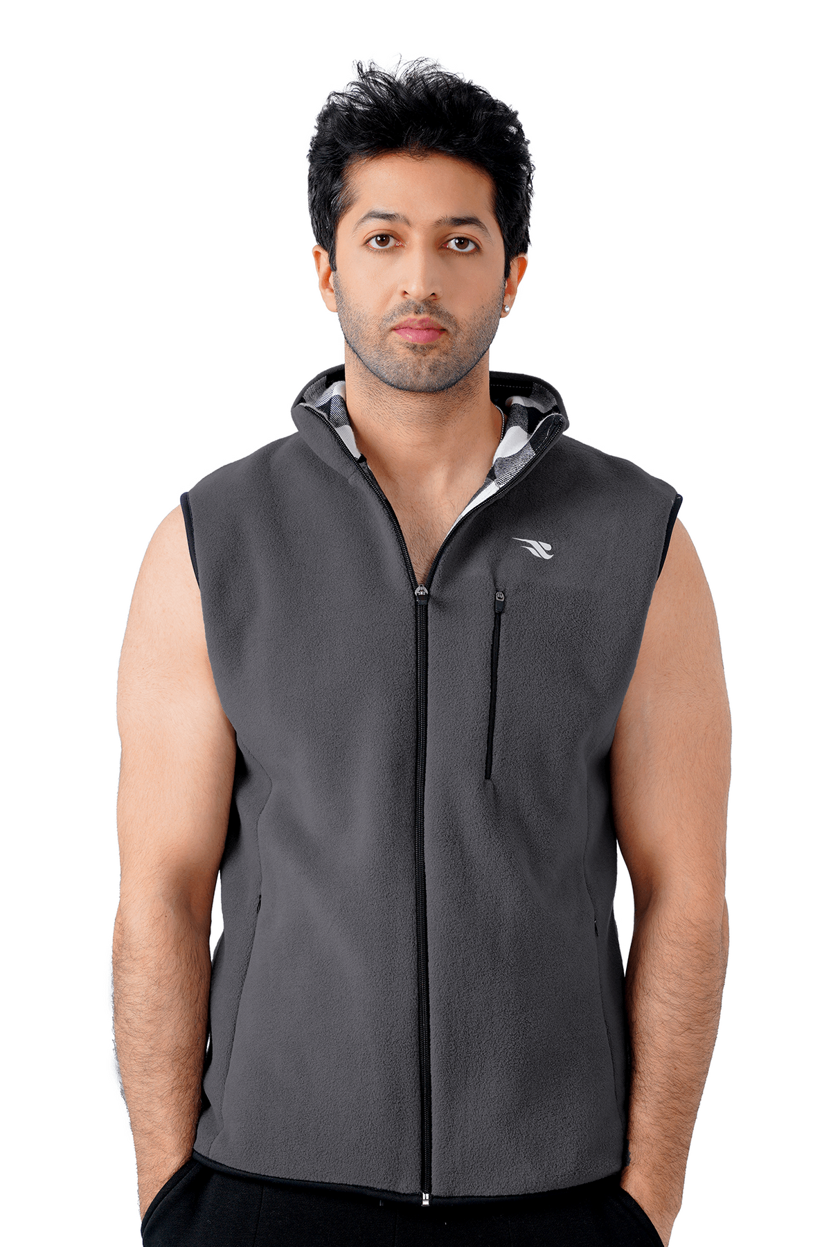 Comfy Polar Vest - Charcoal