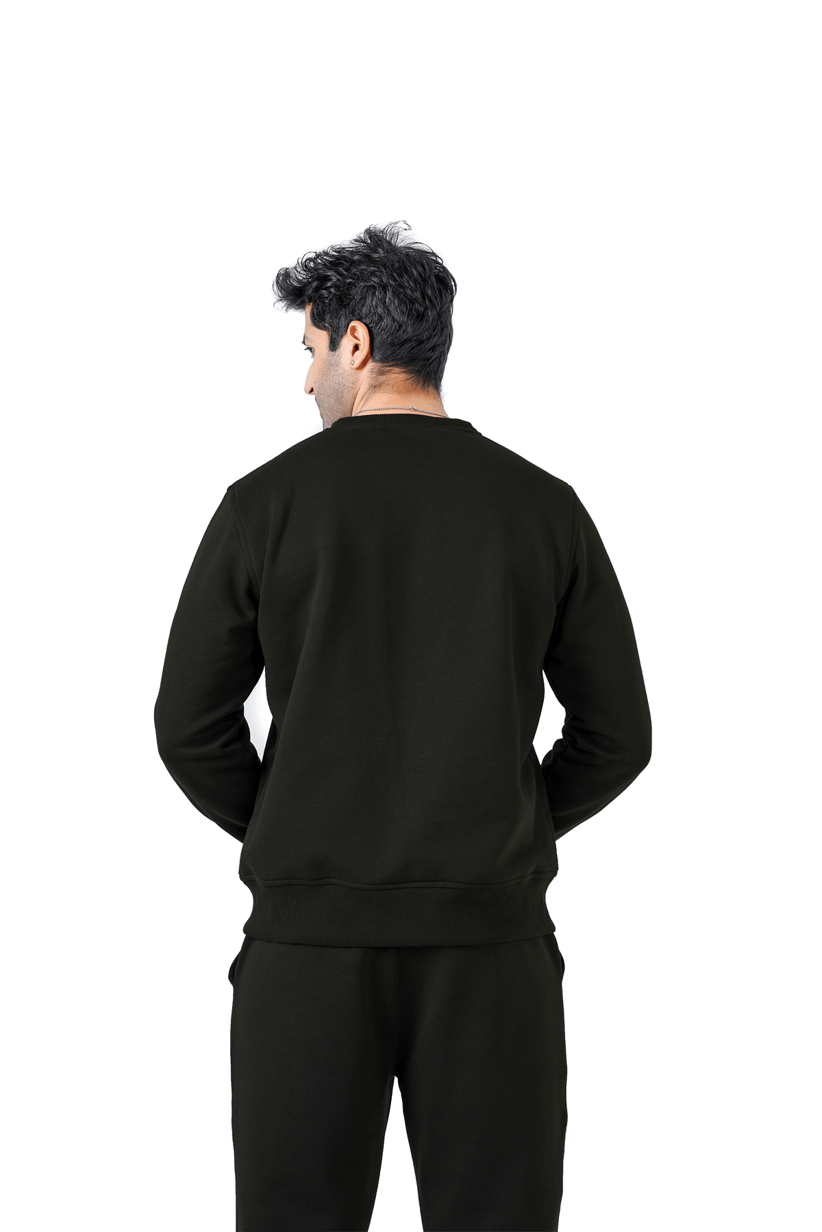 Lounge Ease Fleece Pullover - Black