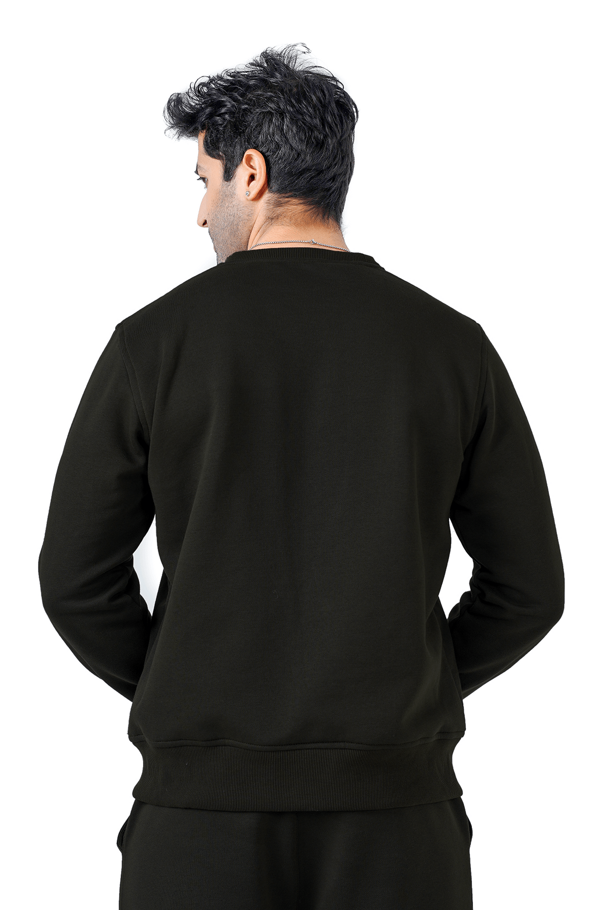 Lounge Ease Fleece Pullover - Black