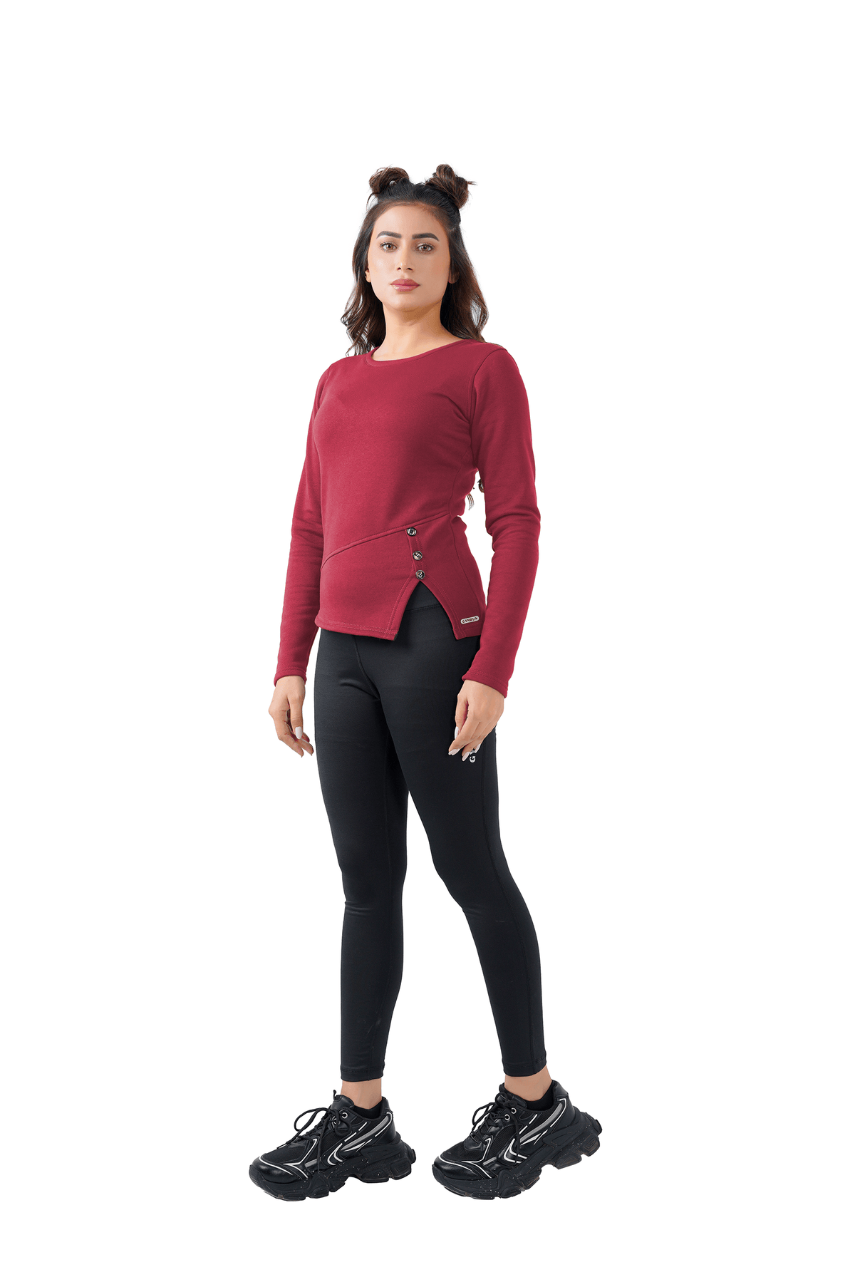 Warm Whisper Shirt - Maroon