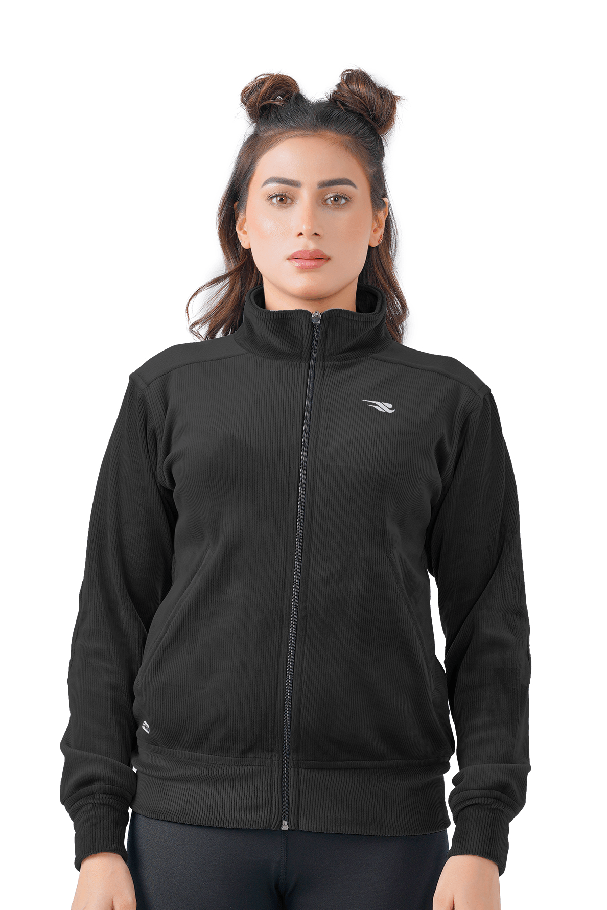 Velvet Ridge Cord Jacket - Black