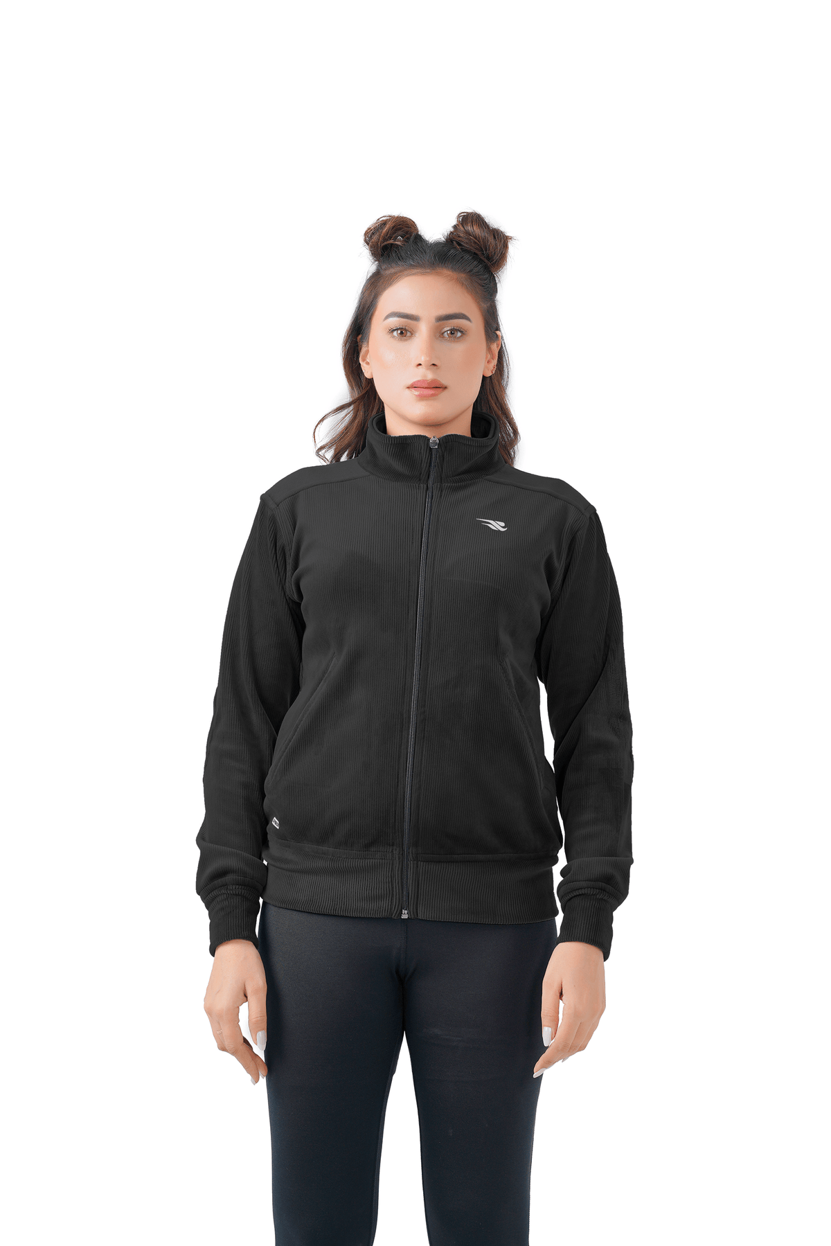 Velvet Ridge Cord Jacket - Black