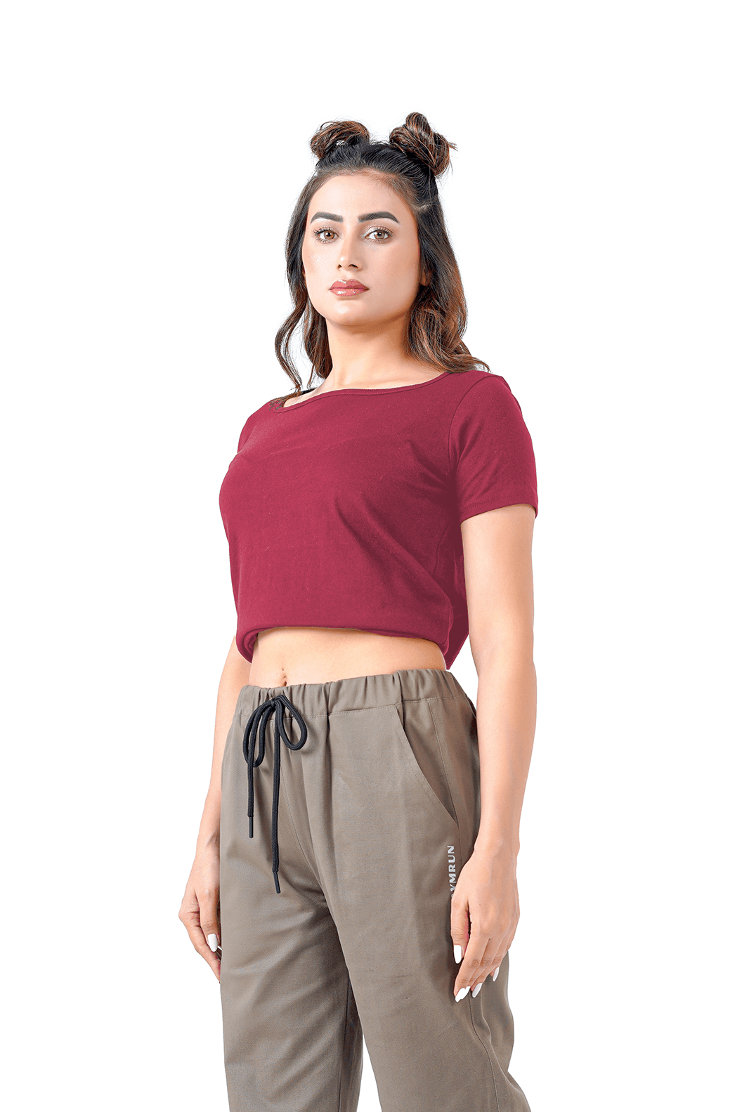 Open Aura Top - Maroon