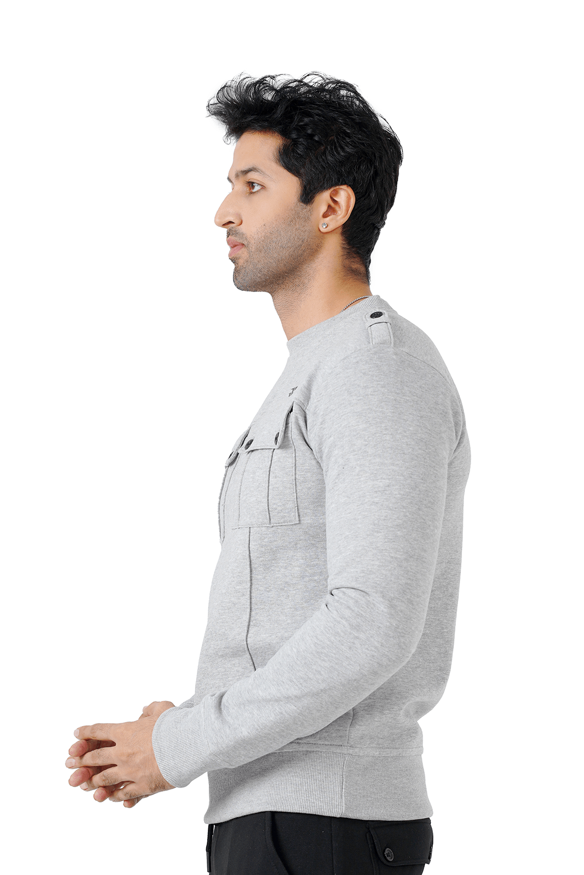 Soft Nest Fleece Shirt - Heather Grey