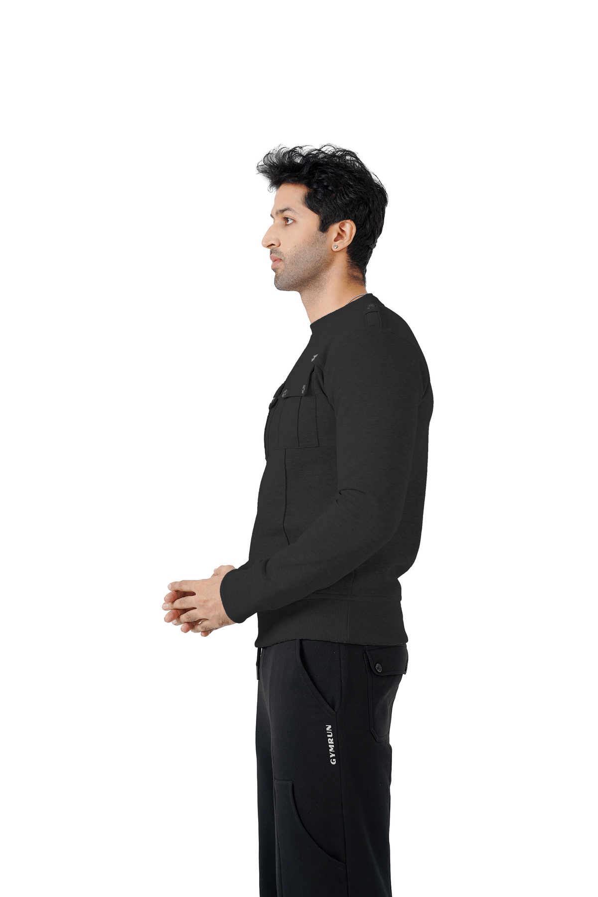 Soft Nest Fleece Shirt - Black
