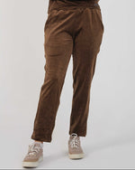 Ribbed velvet Trouser - Brown