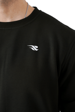 Lounge Ease Fleece Pullover - Black