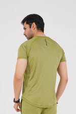 Men's Basic Performance T-Shirt - Olive Green