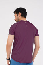 Men's Basic Performance T-Shirt - Deep Plum
