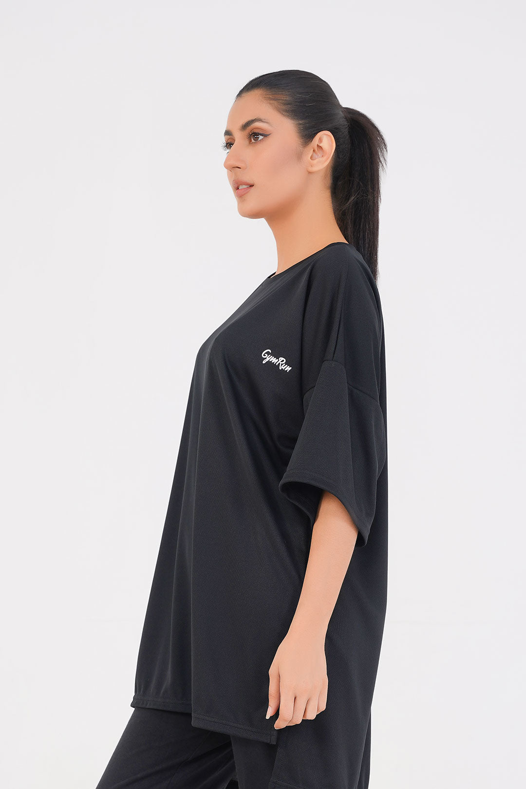 Oversized Modest T-shirt - Black