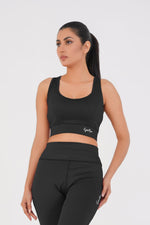 Ladies Basic Performance Sports Bra - Black