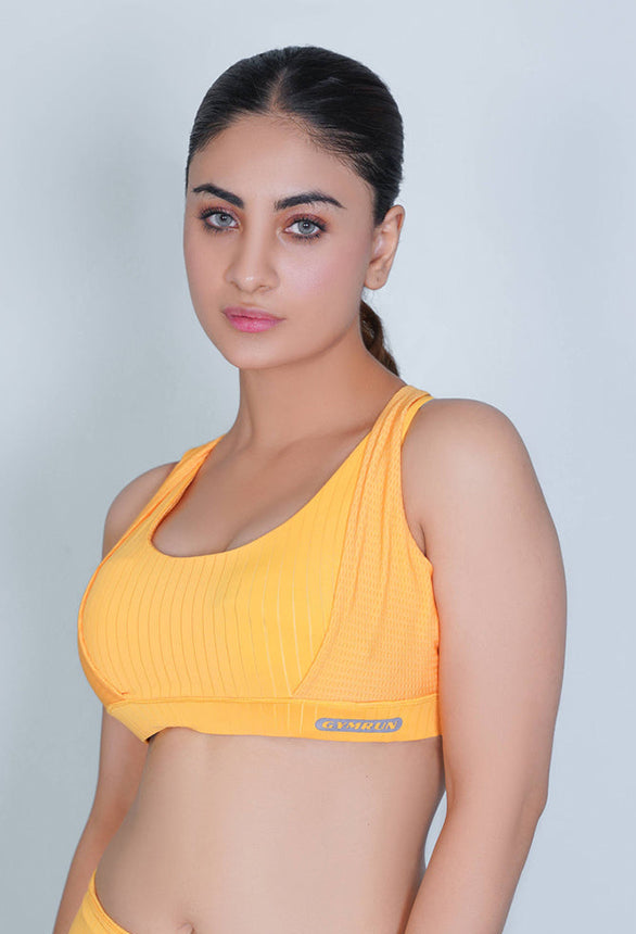 Classic Vent Sports Bra - Yellow