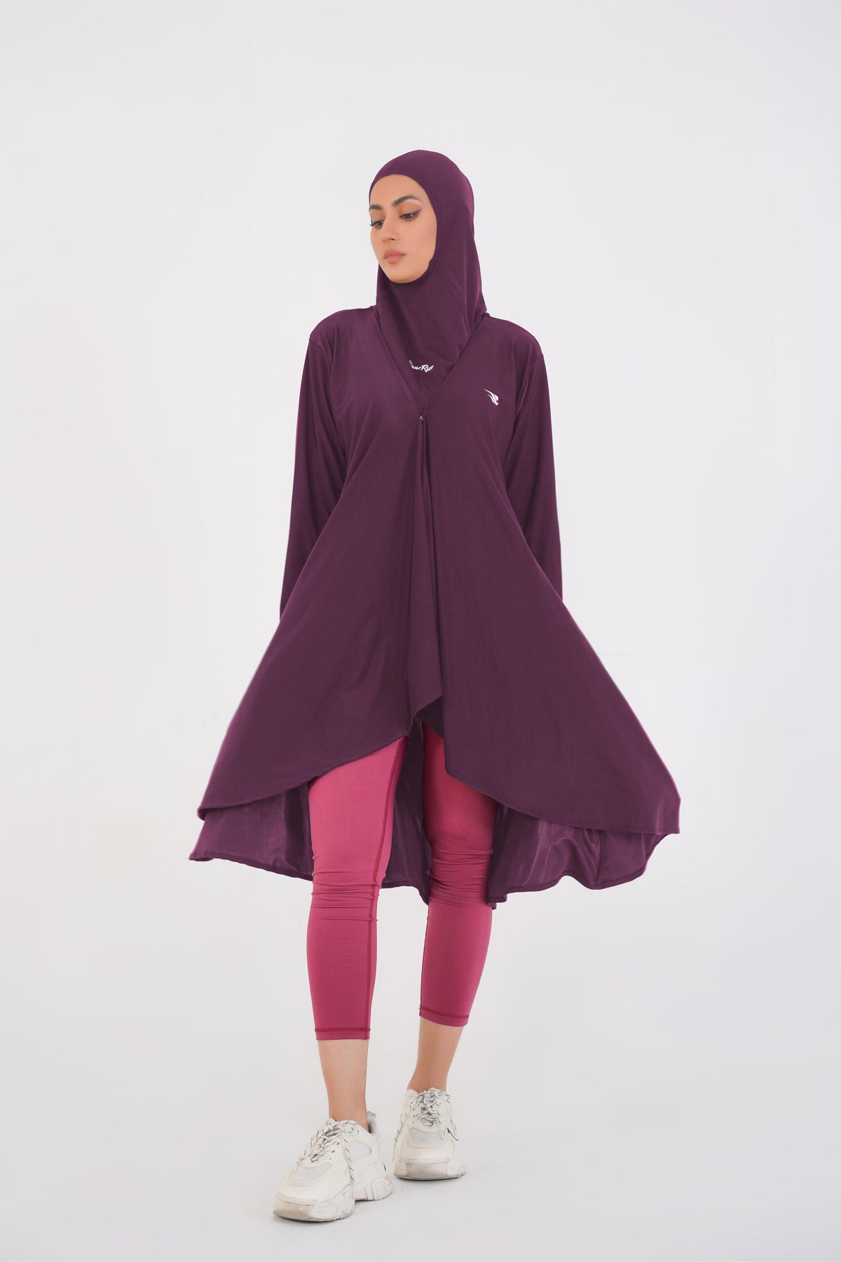 Cape Wrap Lite - Deep Plum