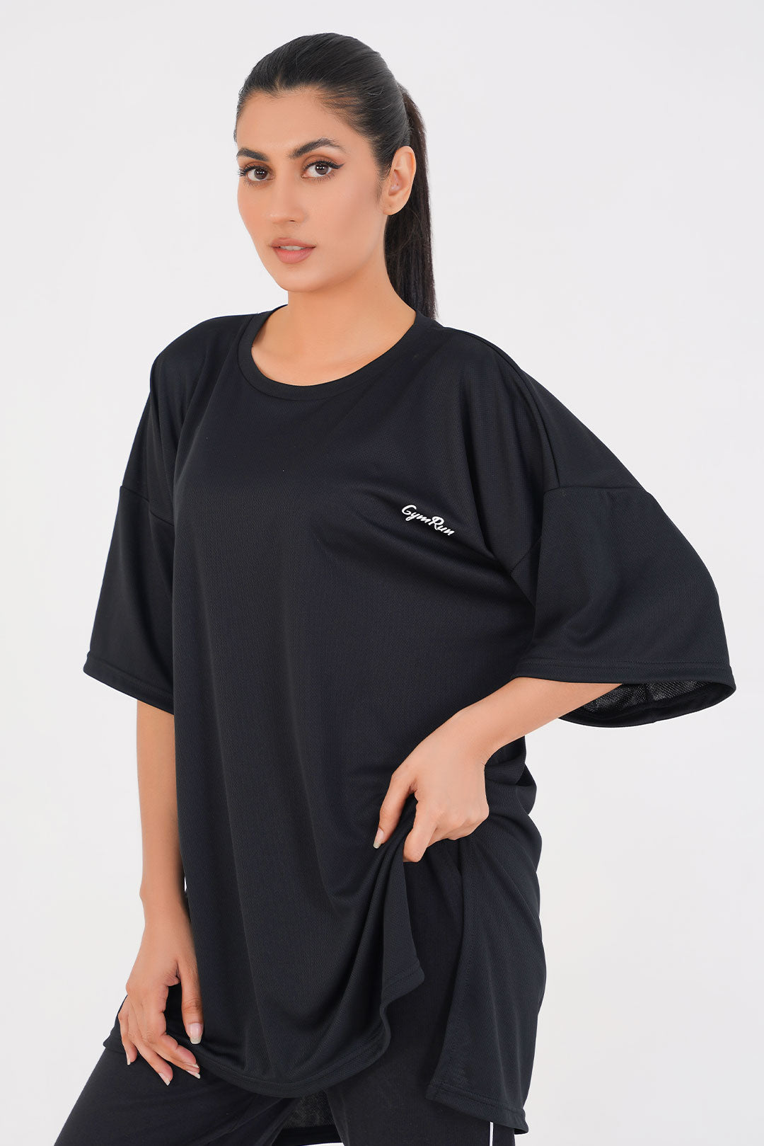 Oversized Modest T-shirt - Black