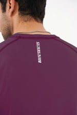 Men's Basic Performance T-Shirt - Deep Plum