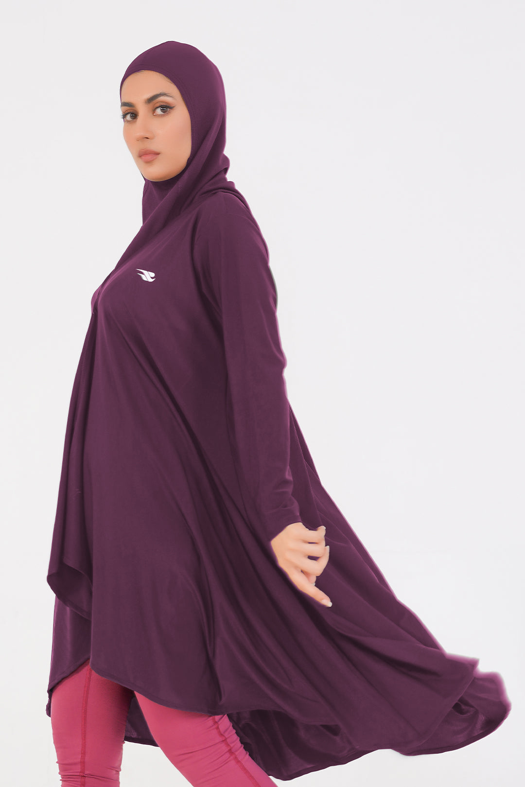 Cape Wrap Lite - Deep Plum
