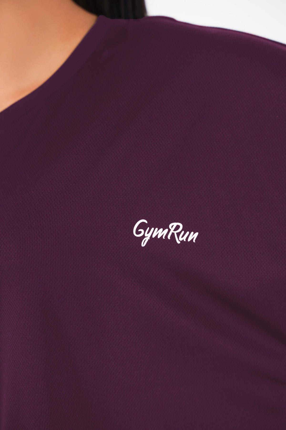 Oversized Modest T-shirt - Deep Plum