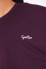 Oversized Modest T-shirt - Deep Plum