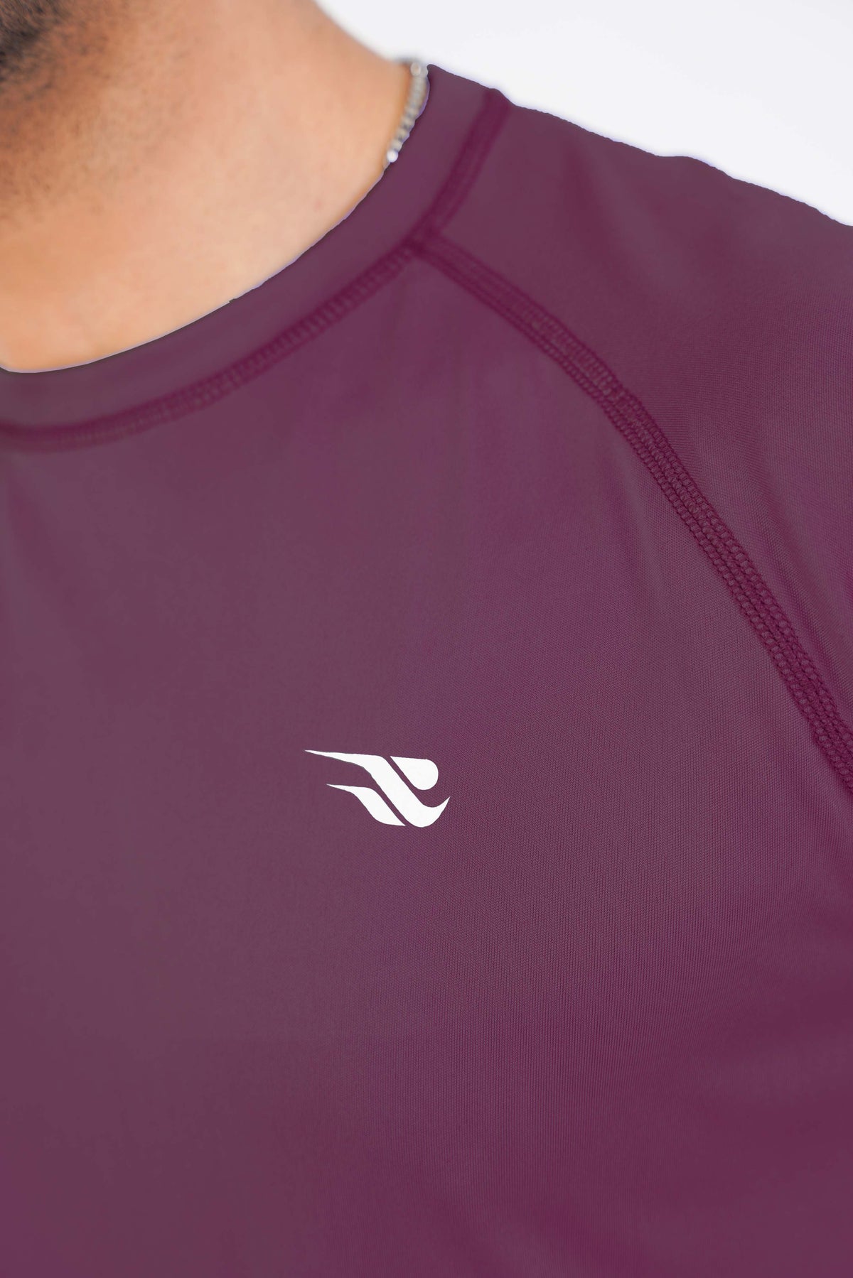 Men's Basic Performance T-Shirt - Deep Plum