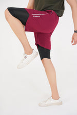 Prime Dual Short - Maroon
