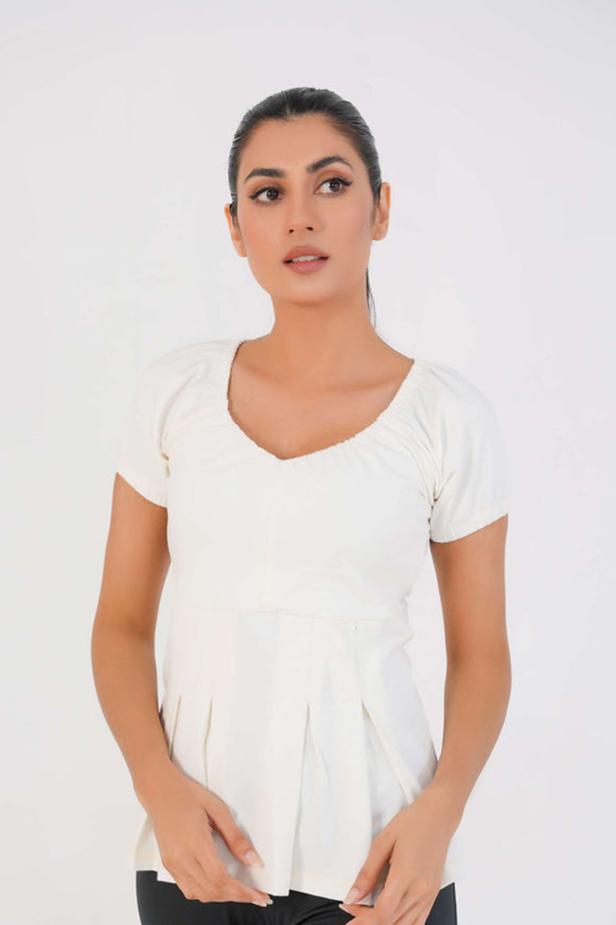 Blooming Top - White