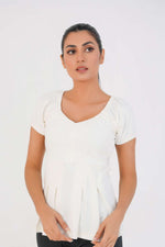 Blooming Top - White