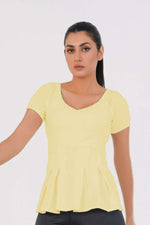 Blooming Top - Yellow