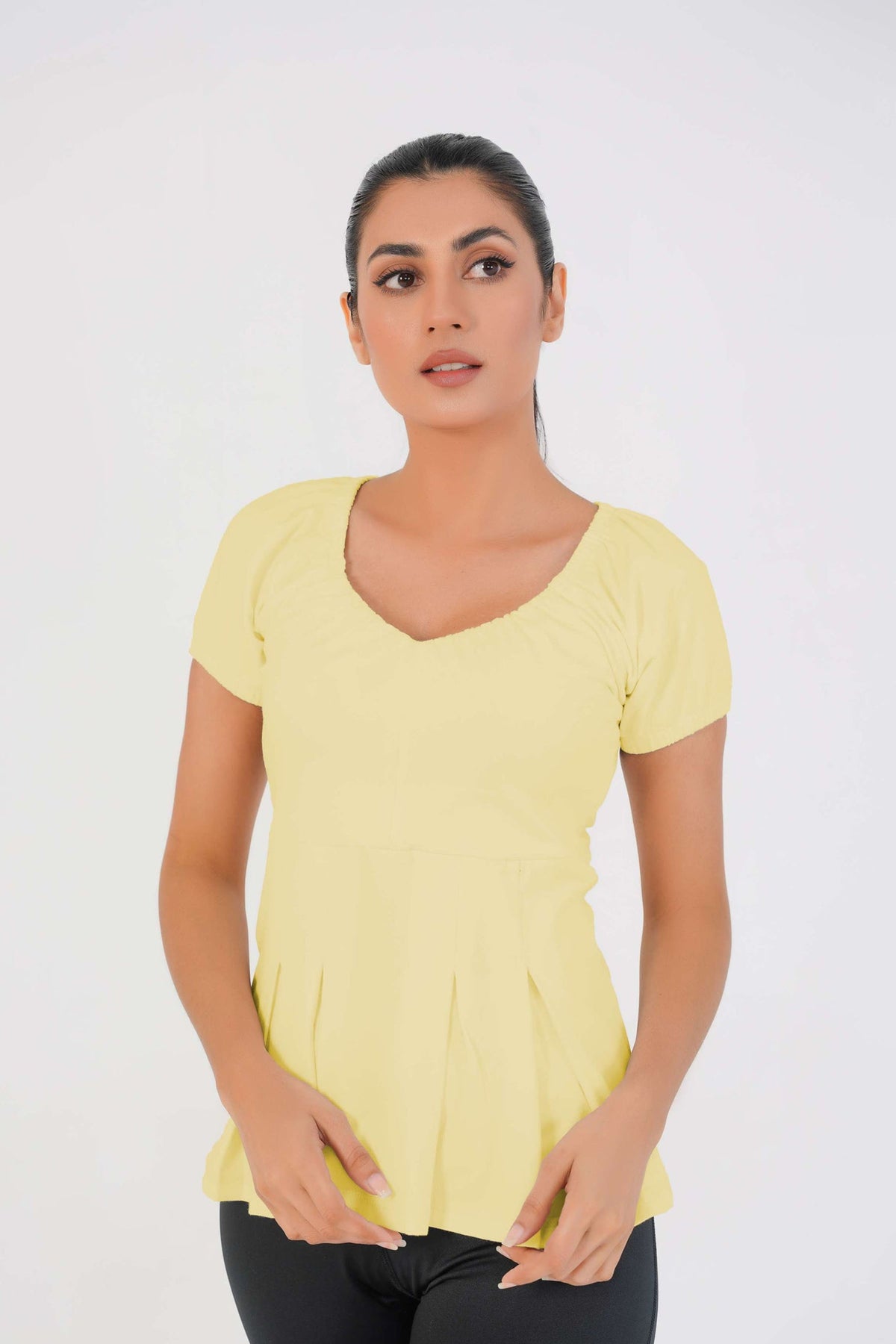 Blooming Top - Yellow