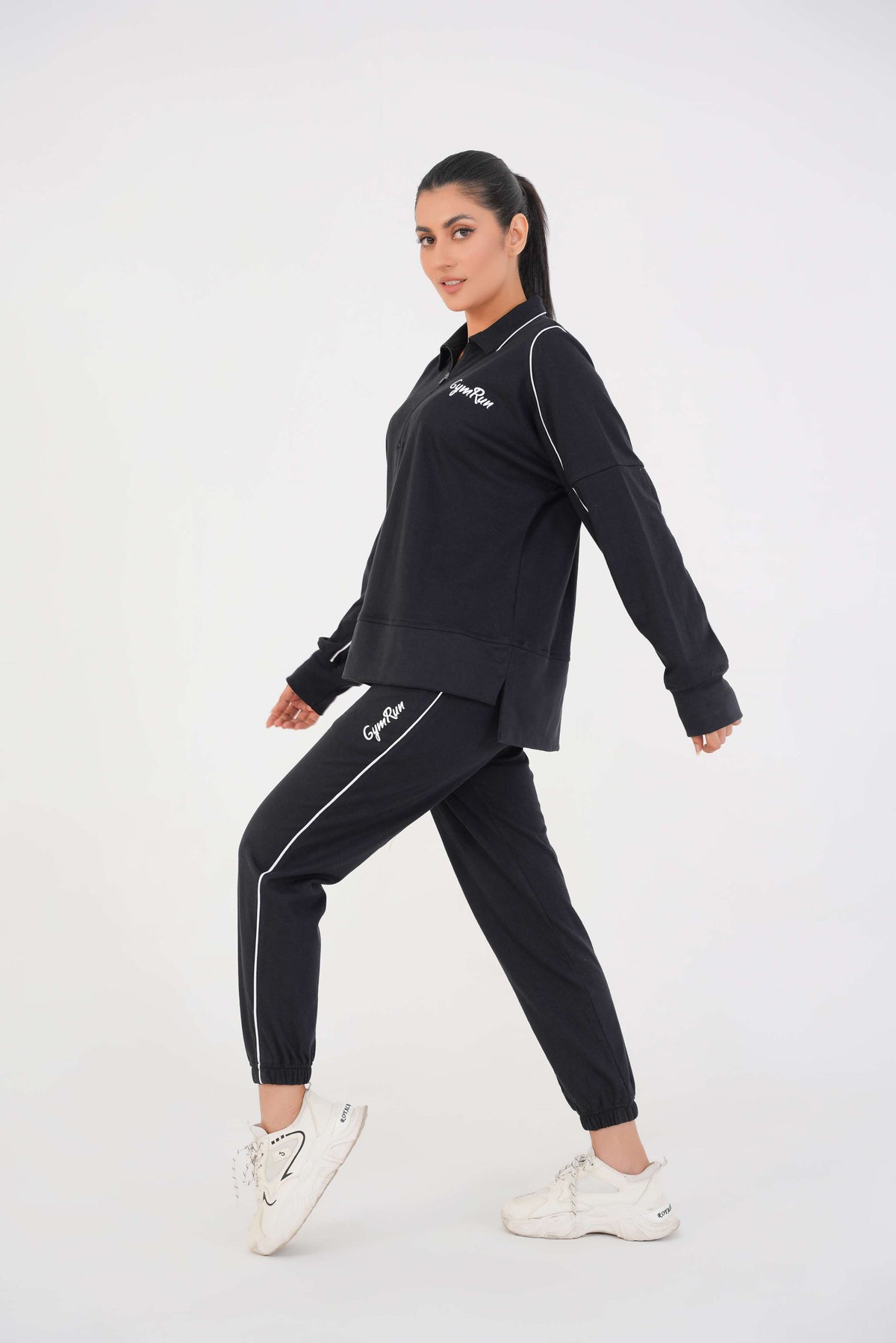 Ease Flex Track Suit - Black